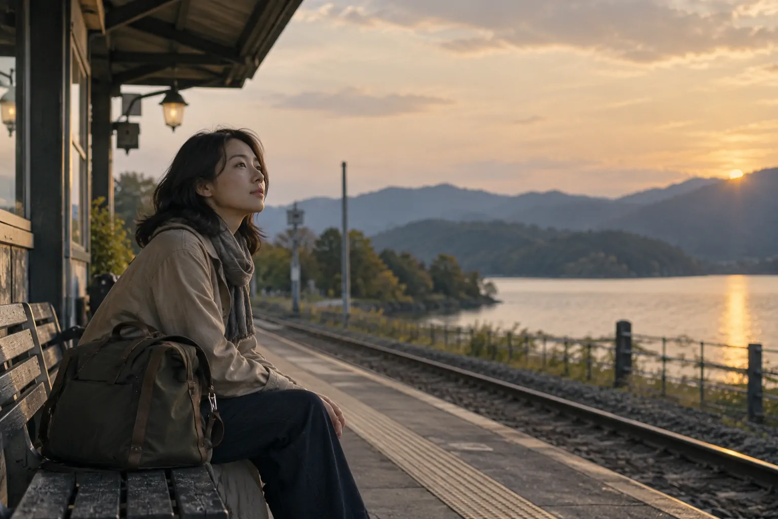 旅の場所を指定して映画風の風景写真を作る / 生成サンプル